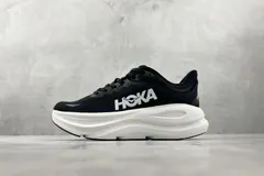HOKA One One Bondi 9 Low ブラック×ホワイト スニーカー メンズ レディース ランニングシューズ