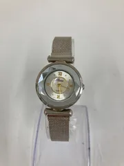 ●２【不動品】Parture パーチュレ 12面カットガラス 白蝶貝系虹色文字盤中央 3針 レディース腕時計【時計】【1】