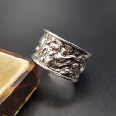 ち*ぼ様 vintage 1913年製 シグネットリング ホールマーク K9 ゴ