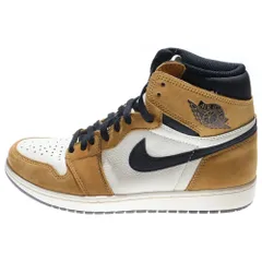 NIKE (ナイキ) AIR JORDAN 1 RETRO ROOKIE OF THE YEAR エアジョーダン1 ルーキーオブザイヤー ハイカットスニーカー US10/28cm ホワイト/ブラウン 555088-700