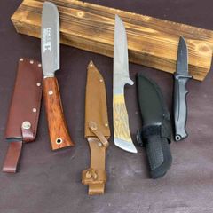 【中古品】 サバイバルナイフ 3点まとめ 鹿角 キヨツナ(KIYOTSUNA) フィッシュ(FISH) キャンプ 釣り 【東大和店】