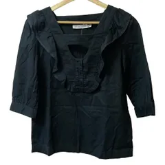 SEE BY CHLOE(シーバイクロエ) 七分袖カットソー サイズI 40 レディース - 黒 クルーネック