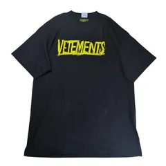 "VETEMENTS" 2021AW World Tour Logo Printed Oversized Tee