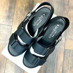 ハートエアバックバンドサンダル S ブラック