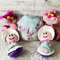 Disney 이상한 나라의 앨리스 이치 반 쿠지 미개봉 영 굴 쿠션 B상 체샤 고양이 치샤 고양이 5