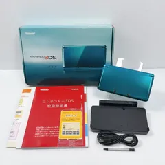 美品 ニンテンドー 3DS アクアブルー 遊べるセット 動作確認済み 箱付き ds 3ds 3DS 任天堂