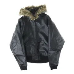 BREATH (ブレス) 25AW FAUX LEATHER FUR HOODED JACKET BR25AW-O0010 フェイクレザージップアップファージャケット