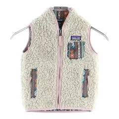 PATAGONIA (パタゴニア) 21AW BABY RETRO X VEST 3T ジップアップボアベスト STY61035FA21 ベージュ キッズ