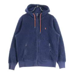 POLO RALPH LAUREN (ポロラルフローレン) ポニー刺繍 ボア フリースジャケット ネイビー 710814352001