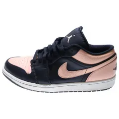 NIKE (ナイキ) AIR JORDAN 1 LOW エア ジョーダン 1 ローカットスニーカー ブラック/ピンク US11/29cm 553558-034