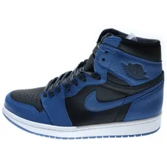 NIKE (ナイキ) AIR JORDAN 1 RETRO OG DARK MARINA BLUE エアジョーダン1 ダークマリーナブルー ハイカットスニーカー ブルー/ブラック US8.5/26.5cm 555088-404