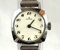 稼働品 EDOX エドックス 手巻き 腕時計 ホワイトレディース 現状品のサムネイル