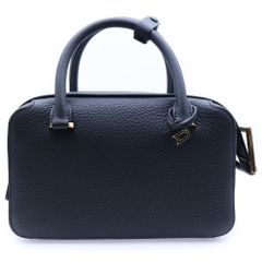 DELVAUX (デルボー) Cool Box Nano クールボックス ナノ 2WAY レザーハンドバッグ ショルダーバッグ ブラック AA0669AQY099ZDO