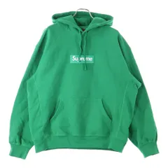 SUPREME (シュプリーム) 24AW Box Logo Hooded Sweatshirt ボックスロゴ プルオーバーパーカー フーディー グリーン