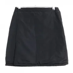 【超美品】マリクレールスポール リバーシブル中綿スカート 黒 片面カーキ・キルティング レディース  ゴルフウェア marie claire