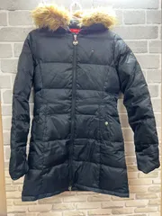 【H1-19】◇ tommy girl   Mサイズ　ファー付きダウンコート　黒色
