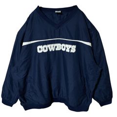 NFLダラスカウボーイズナイロンジャケットプルオーバーアメフト