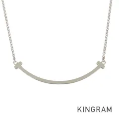 ティファニー TIFFANY&Co. Tスマイル スモール K18WG ネックレス sss【中古】