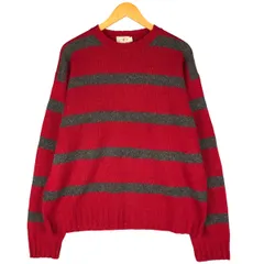 古着 90年代 ジェイクルー J.Crew ボーダー柄 ウールニットセーター メンズL相当 ヴィンテージ/eaa601967