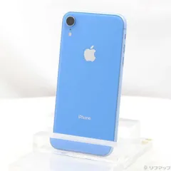 〔中古品〕 iPhoneXR 64GB ブルー MT0E2J／A SoftBank【297】