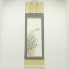 掛軸 日本画、桑原映子、四季花鳥図4本桐箱入り - メルカリ