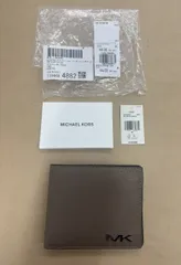 MICHAEL KORS マイケルコース COOPER BILLFOLD W COIN PKT DUSK 未使用  二つ折り財布【WS1114-003】