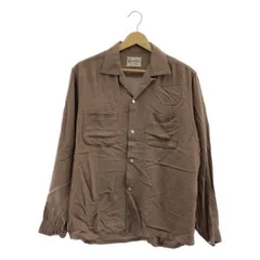 TOWN CRAFT / タウンクラフト | 1950s ヴィンテージ オープンカラーシャツ | M | ブラウン系 | メンズ