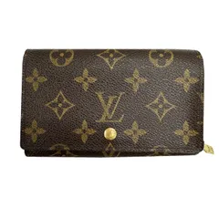 LOUIS VUITTON ルイヴィトン ポルトモネビエ・トレゾール M61730 財布 二つ折り財布 L字ファスナー モノグラム モノグラムキャンバス ブラウン系 レディース メンズ ユニセックス お洒落 【ブランドギャラリー心斎橋店】