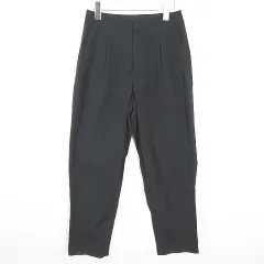 ユニクロ UNIQLO THEORY 感動タックイージーパンツ テーパード M ブラック kz13511