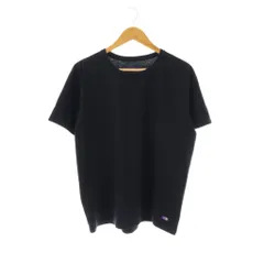ノースフェイス パープルレーベル THE NORTH FACE PURPLE LABEL NT3939N COOLMAX Logo Tee Tシャツ カットソー 半袖 ロゴ コットン L 濃紺 /NR ■OS