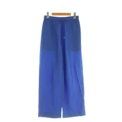 B&Y ユナイテッドアローズ BEAUTY&YOUTH ビューティー&ユース ツイルパッチポケット イージーパンツ ワイド S ブルー /MY ■OS