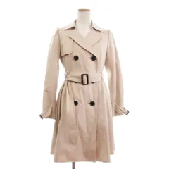 リランドチュール Rirandture カラートレンチコート ダブル 長袖 無地 87124400 ベージュ 2 ■FF