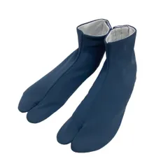 ハイ・ストレッチ、カラー足袋 ５枚コハゼ・御召御納戸 (おめしおなんど)色・Sサイズから4L サイズを指定ください(紳士サイズ)