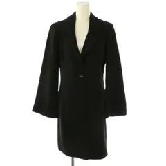 エンポリオアルマーニ EMPORIO ARMANI ジャケットライクワンピース 膝丈 長袖 01 ブラック /HK ■OS