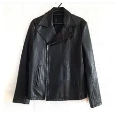 ✨COMME CA MEN✨メンズライダースレザージャケット　sizeM