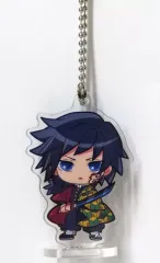 【中古】キーホルダー 富岡義勇 「鬼滅の刃 ここみえアクリルフィギュア 玖ノ型」