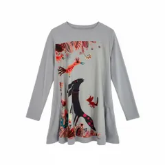 『美品』⭐️トクコプルミエヴォル⭐️人気柄ライトストーンでバルーンチュニック五分袖❣️ トクコプルミエヴォル チュニック 美品』⭐️トクコプルミエヴォル