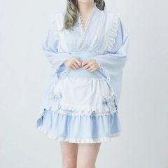 新品未開封 Ank Rouge アンクルージュ ギンガムメイド浴衣ドレス