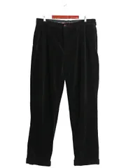 【お得なクーポン配布中!】 00s ポロ ラルフローレン 太畝 コーデュロイ パンツ メンズ 38 34 / 古着 オールド スラックス ストレート ツータック 裾ダブル ブラック