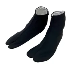 ハイ・ストレッチ、カラー足袋 ５枚コハゼ・暗黒色 (あんこくしょく)色・Sサイズから4L サイズを指定ください(紳士サイズ)