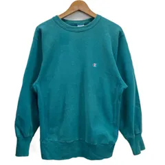 Champion REVERSE WEAVE　スウェット　90s vintage　90年代　刺しゅうタグ　長袖　トレーナー　クルーネック　裏起毛　ワンポイント　ブランドロゴ　刺しゅう　USA製　古着