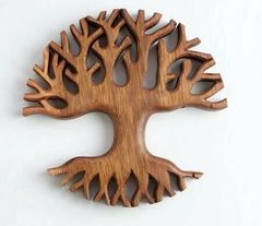 木製ツリー鍋敷き（TWC-M-505）/mara