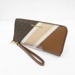 【瀬戸大橋店】 中古 Michael Kors | マイケルコース 長財布 トラベル コンチネンタル ラージ ブラウン 【124】