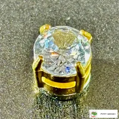 ☆6mm 磁気ピアス メンズ レディース ノンホール キュービックジルコニア ゴールド 低刺激性 ステンレス スタッド 人気 トレンド//M-47