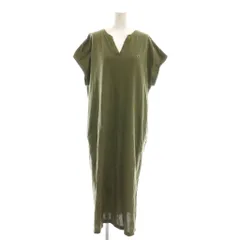 ラコステ LACOSTE B:MING by BEAMS別注 ノースリーブ ワンピース キーネック プルオーバー 34 カーキ /CX ■OS