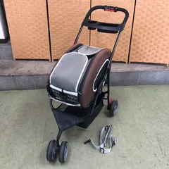 $ 【しのあ様専用】 ペット用キャリーカート 三輪バギータイプ ドリンクホルダー付き 折りたたみ式 直接引き取り歓迎！横浜市保土ヶ谷区