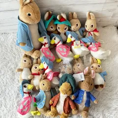 ピーターラビット PETER RABBIT ぬいぐるみ 大量まとめ売り タグあり多数  人形 19点セット 19