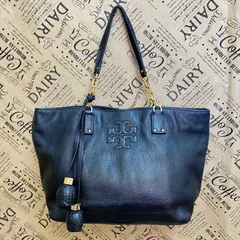 トリーバーチ トート ショルダーバッグ 革 黒ビジネスフォーマル A4 FY127