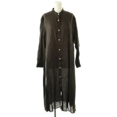 ジャーナルスタンダード レリューム JOURNAL STANDARD relume ノルマンディーリネンフレアワンピース ロング F ダークブラウン /DF ■OS