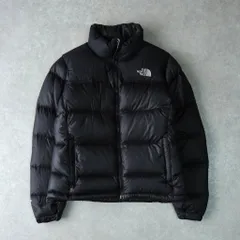ザ ノースフェイス ヌプシ 700フィル ロゴ ダウンジャケット ブラック